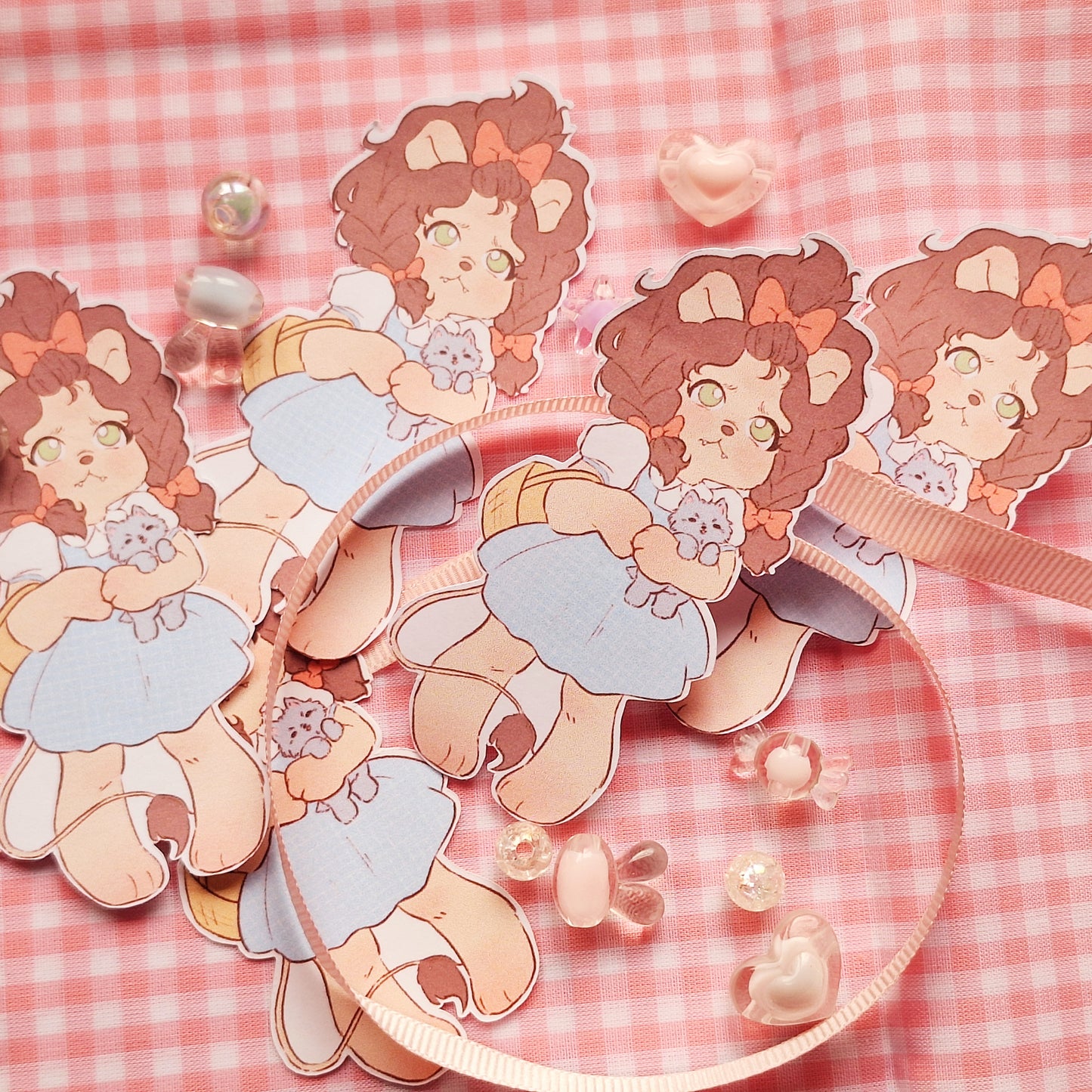 Dorothy the cowardly lion sticker