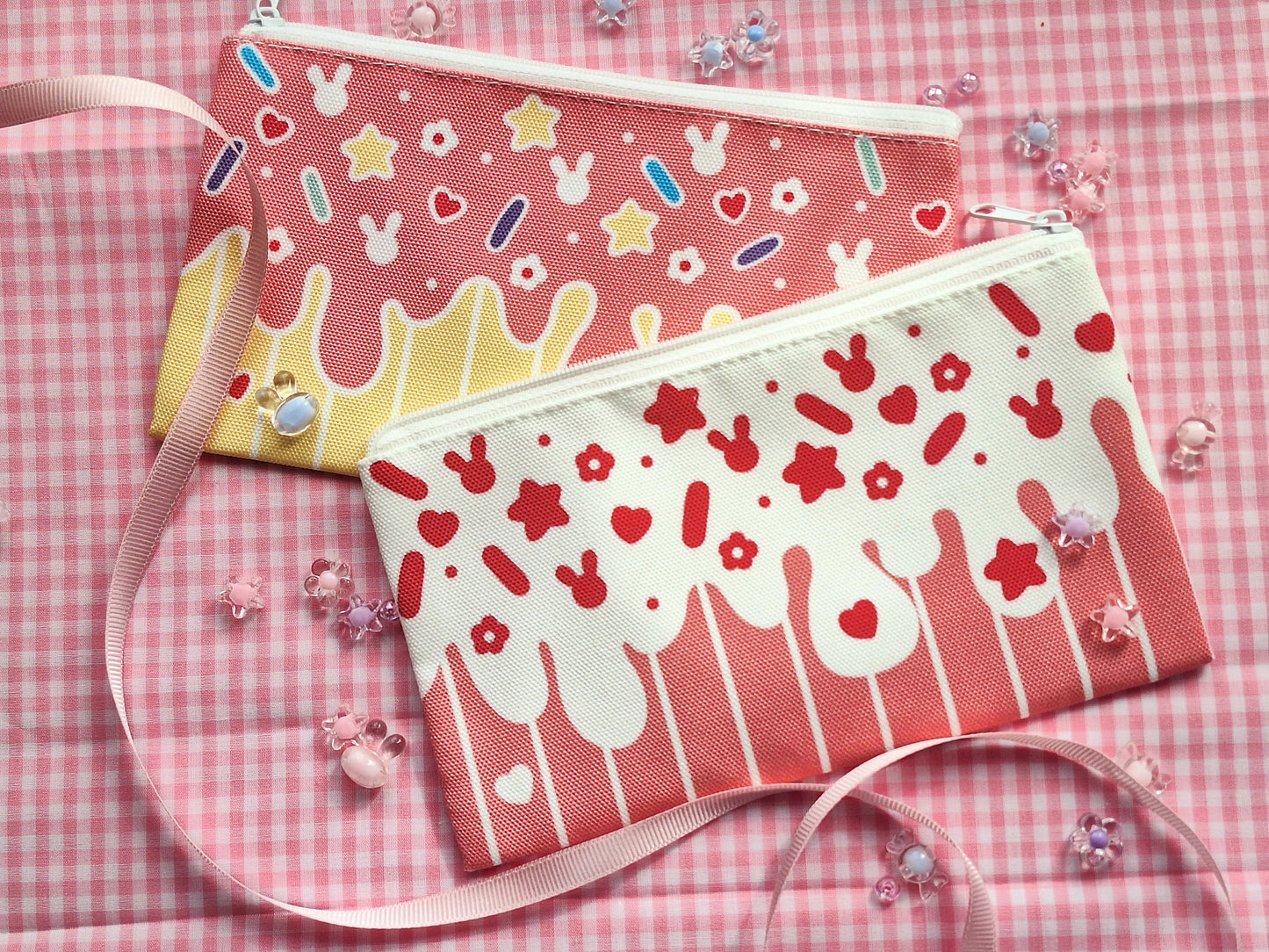 White Cupcake Pencil Bag