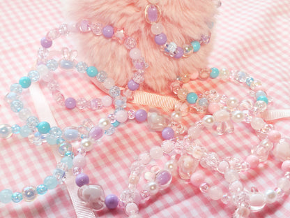 Pink Flower Bracelet