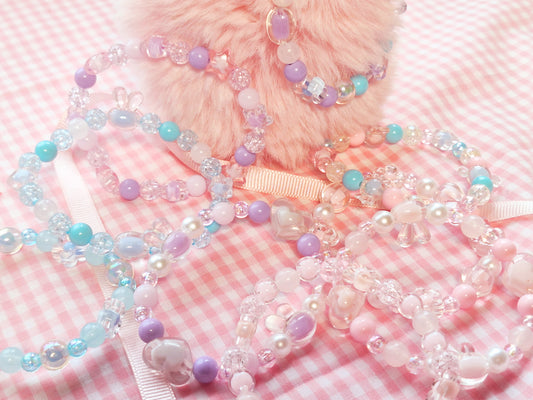 Pink Flower Bracelet