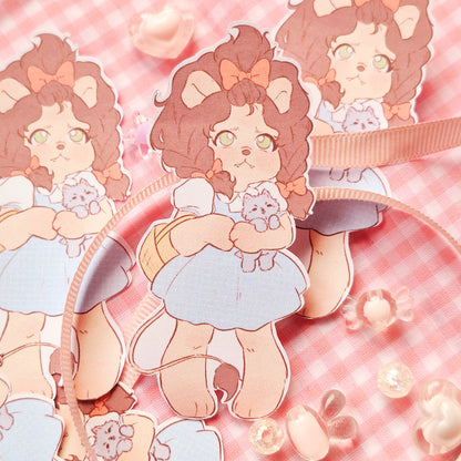 Dorothy the cowardly lion sticker