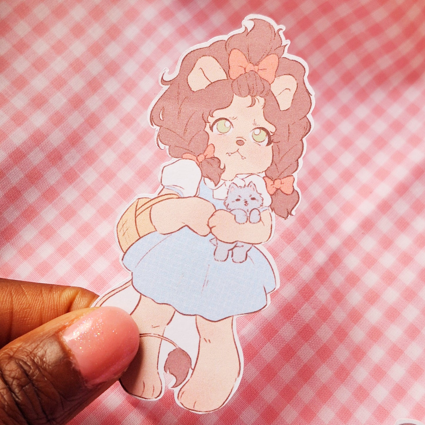 Dorothy the cowardly lion sticker
