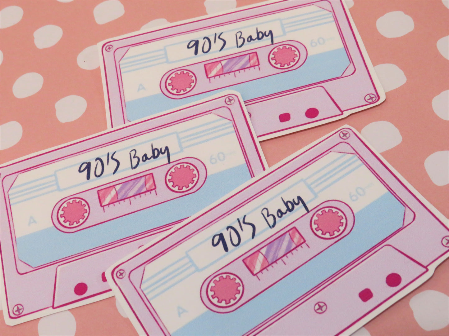Pastel Cassette Tape Sticker