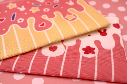 White Cupcake Pencil Bag