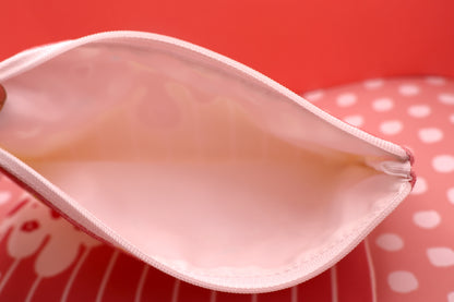 White Cupcake Pencil Bag