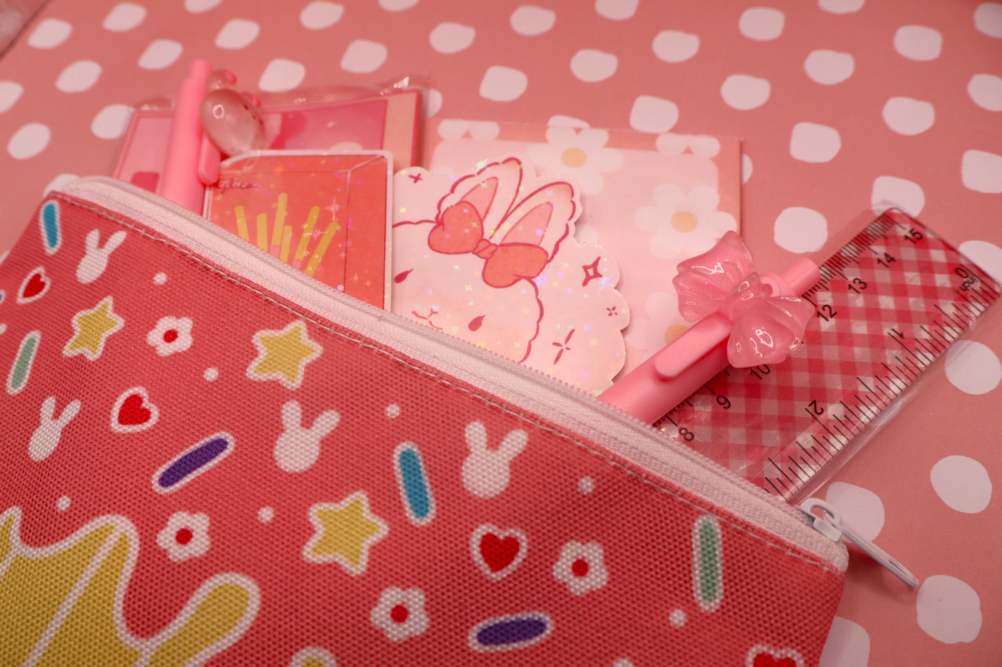 Yellow Cupcake Pencil Bag