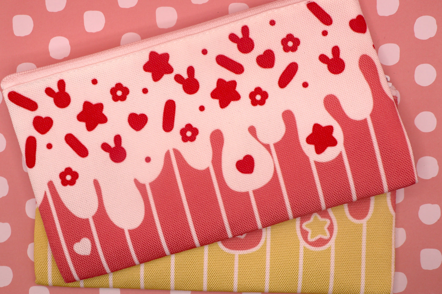 White Cupcake Pencil Bag