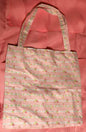 Floral Candy Stripe Tote Bag