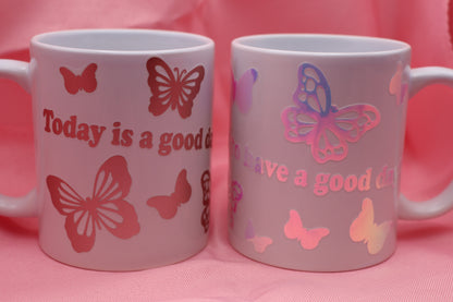 'Good day for a good day'  Glow-in-the-Dark Mug