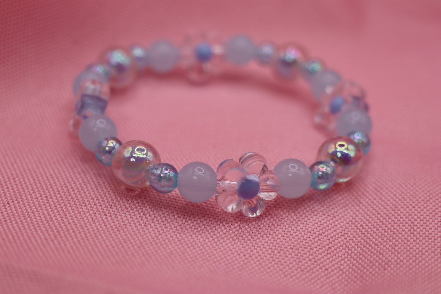 Blue Flower Bracelet
