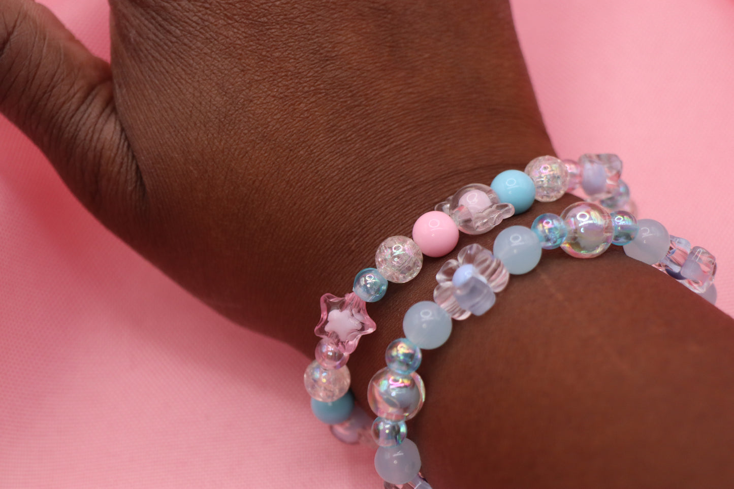 Blue Flower Bracelet