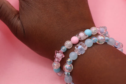 Blue Flower Bracelet