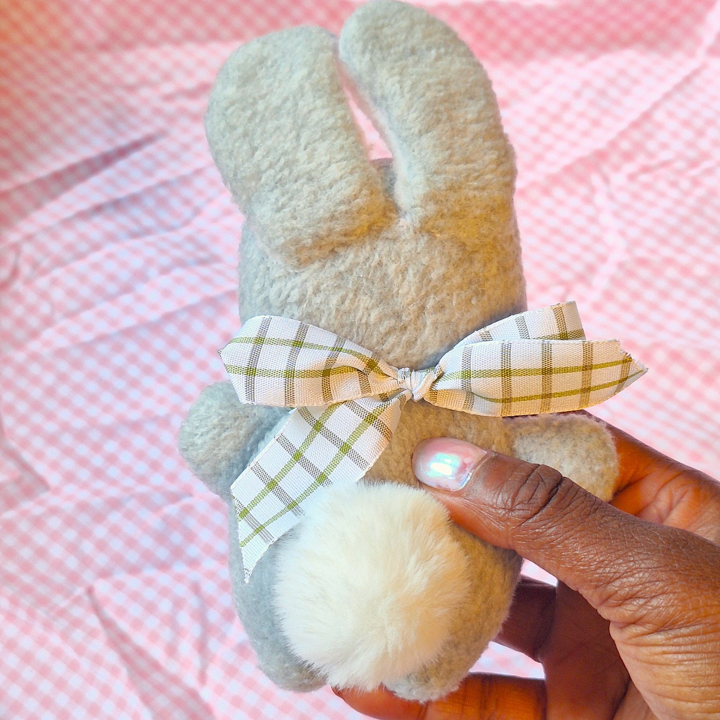 handmade fleece bunny - reid