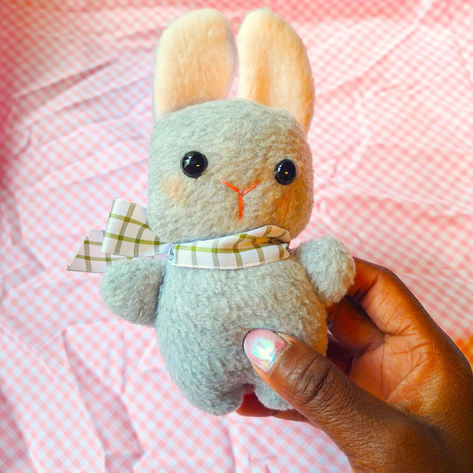 handmade fleece bunny - reid