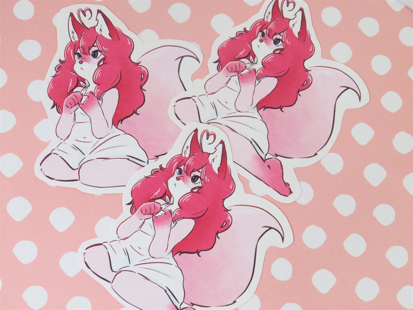 Karma the Fox Girl Sticker