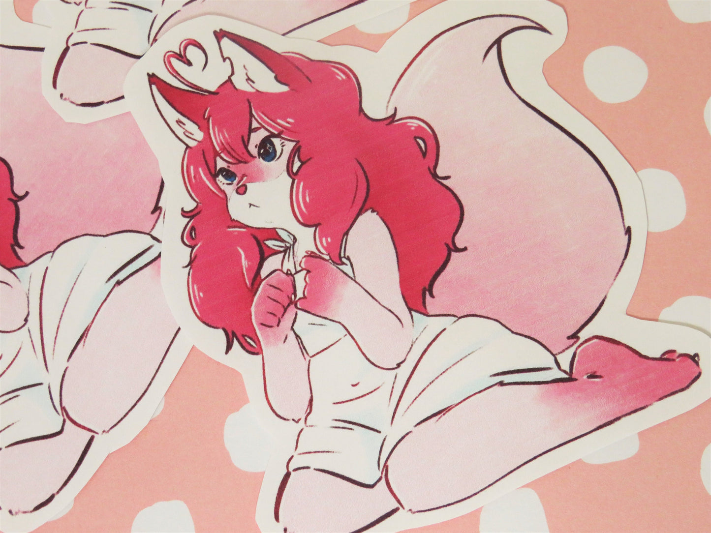 Karma the Fox Girl Sticker