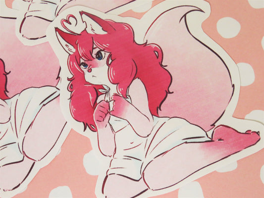 Karma the Fox Girl Sticker